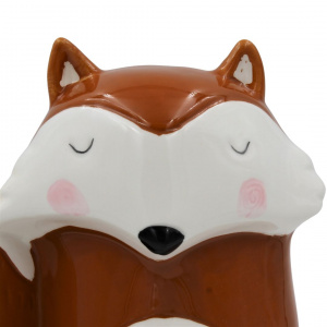 Pușculiță din ceramică model vulpiță îmbujorată - Img 2