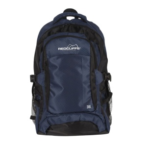 Redcliffs foldable backpack, 30 L, with pockets, 33 x 18 x 48 cm, navy blue