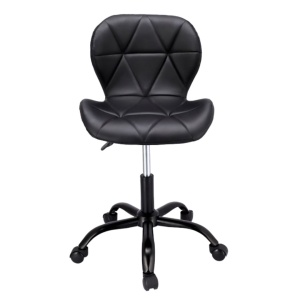 Scaun de birou ENDO, Jumi, pivotant, piele ecologica, negru