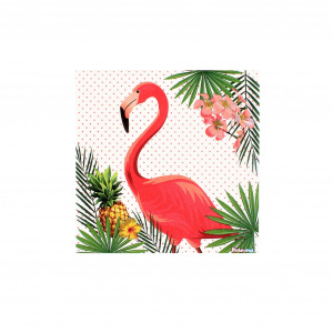 Servetele party 16 buc. 33cm Flamingo