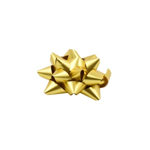 Set 10 steluțe autoadezive, 5 cm, Brizzolari, culoarea auriu