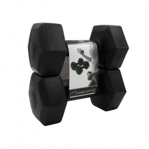 Set 2 gantere negre XQ Max 2x2 kg