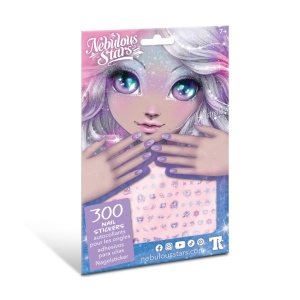 Set 300 stickere, pentru unghii, Nebulous Stars, Estrelia