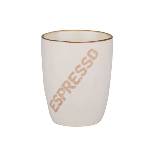 Set 4 căni pentru cafea, Alpina, Coffee - Espresso - Latte - Mocha, 280 ml