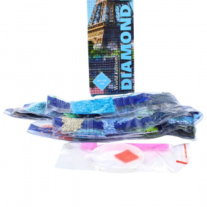 Set broderie diamante 5D 30x40cm Turnul Eiffel - Img 2