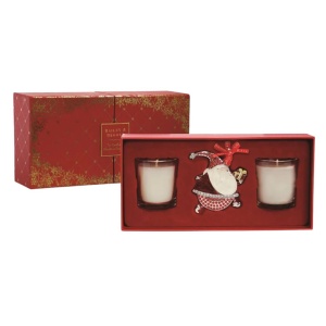Set Cadou Bailey & Brooke, Lumânări Parfumate și Decorațiune Moș Crăciun