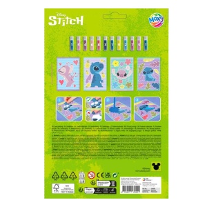Set creativ, pictură cu nisip, Stitch, activitate artistică pentru copii +3 ani