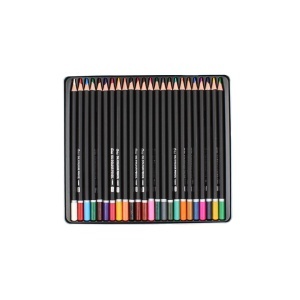 Set Creioane Colorate Artist – 24 Culori | În Cutie Metalică Elegantă