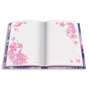 Set papetărie Nebulous Stars – 216 piese, kit creativ fete 7 ani, cu jurnal secret, stickere, accesorii și rechizite