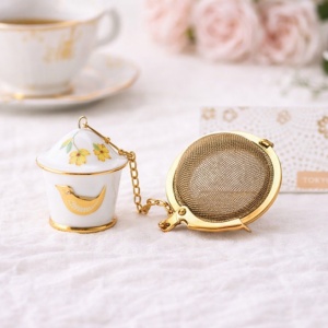 Set pentru ceai, din porțelan, cu infuzor, Pip Studio, colecția Floral
