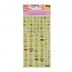 Set stickere Crazy Faces