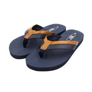 Șlapi flip-flop bărbați, Perletti, talpă bleumarin
