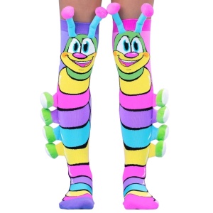 Șosete lungi colorate Madmia Caterpillar pentru fete 6-99 ani