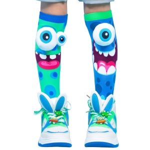Șosete lungi colorate Madmia pentru băieți Silly monsters 6-99 ani