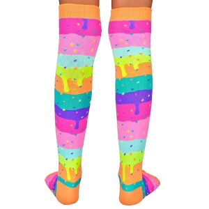 Șosete lungi colorate Madmia pentru fete Ice-cream toddler 3-5 ani