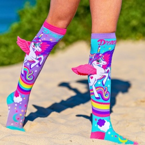 Șosete lungi colorate Madmia pentru fete Mini Pony 3-5 ani