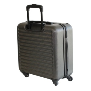 Troler de cabină ProWorld, cu roți 360°, 27 litri, negru