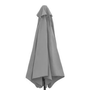 Umbrelă de grădină, Jumi, gri, cu structură metalică, 270 cm