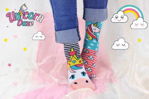 Комплект от 6 детски чорапа Unicorn Daze - Img 2