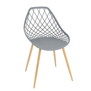 Scaun de grădină ARANDA, Jumi, gri – design modern, rezistent la intemperii