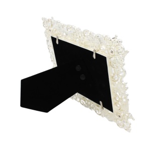 Ramă Foto AZAY cu Flori și Fluturi, 15x10 cm, Ramă Foto Decorativă cu Cristale, Cadou Elegant Femei, Cutie Cadou Inclusă