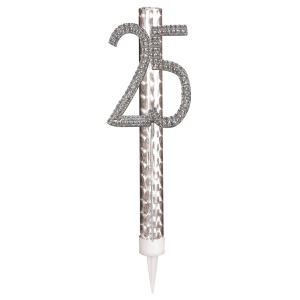 Cake Topper Artificii, 25 Ani, "Sparkle Celebration", Amscan