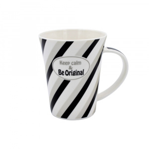 Cană din porțelan personalizată cu mesaj "Keep calm and Be Original" - Img 1