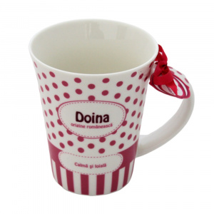 Cană din porțelan personalizată Doina