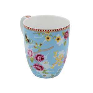 Cană porțelan, Pip Studio, colecția Chinese Rose, blue, 350ml