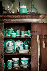 Ceainic din porțelan, Pip Studio, Gold-Green, 1.8l, colecție Pip Chique - Img 5