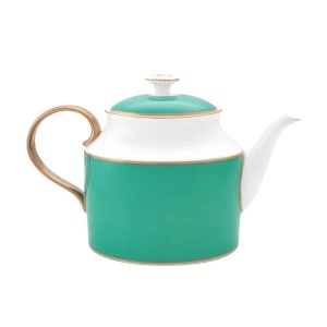 Ceainic din porțelan, Pip Studio, Gold-Green, 1.8l, colecție Pip Chique