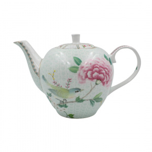 Ceainic din porțelan, Pip Studio, White, 1.6l, colecția Blushing Birds - Img 1