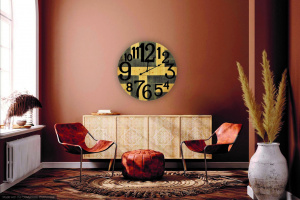 Ceas de perete MDF-metal 72 cm - Img 6