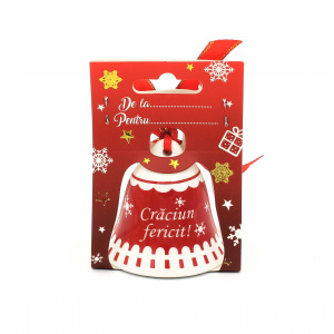 Clopoțel decorativ „LIVE LAUGH LOVE CHRISTMAS"