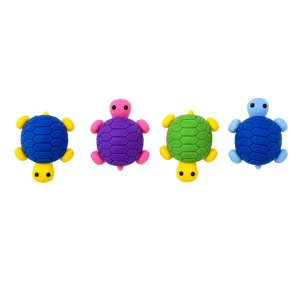 Collectible eraser set, Erazer Buddies, turtles