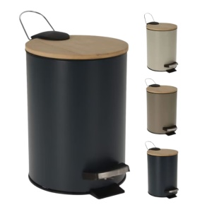 Coș de gunoi cu pedală, capacitate 3l, culoarea bleumarin, 17x24 cm