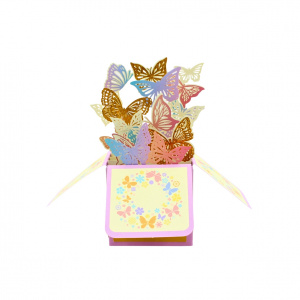 Decorațiune din hârtie Magic Pop-Ups Fluturi - Img 1