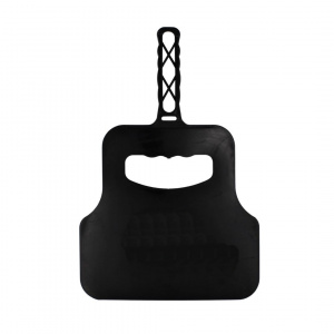 Evantai pentru grătar negru 32x21 cm - Img 1