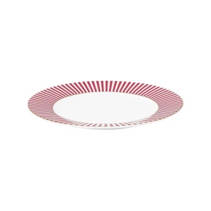 Farfurie din porțelan, Breakfast, Pip Studio, Pink, 21 cm, colecția Royal Stripes