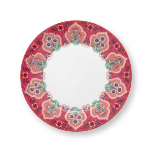Farfurie din porțelan, Pip Studio, Pink, 21cm, colecția Flower Festival