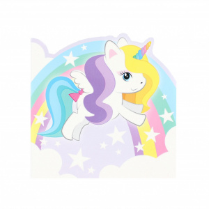 Felicitare Gold Unicorn Rainbow - Img 2