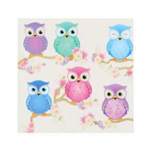 Felicitare Premium Colourful Owls - Img 2