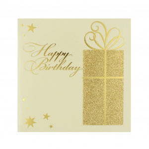Felicitare Premium Golden Happy B-day - Img 2