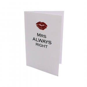 Felicitare Top Trend Mrs Always Right - Img 1