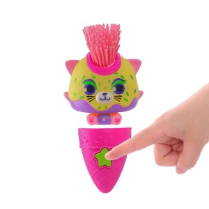 Figurină Funky Paws, Pisica Lămâie - Interactivă și Extensibilă