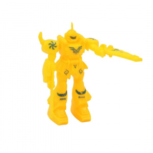 Figurină roboțel de jucărie galben - Img 2