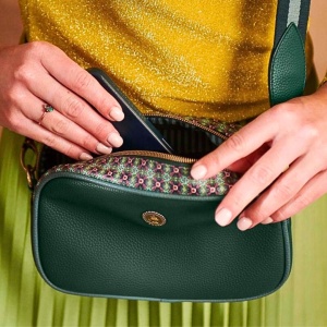 Geantă crossbody, Green, 21x6x13 cm, colecția Uni, Pip Studio