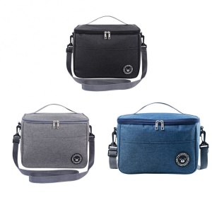 Geantă termică pentru transportul alimentelor, LUNCH BOX, 29x20x21 cm, negru, Ecarla