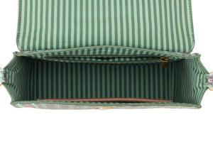 Geantă verde crossbody, 25x7x20 cm, colecția Clover, Pip Studio