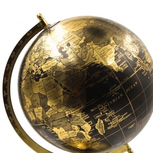 Glob decorativ metalic bază aurie 25cm